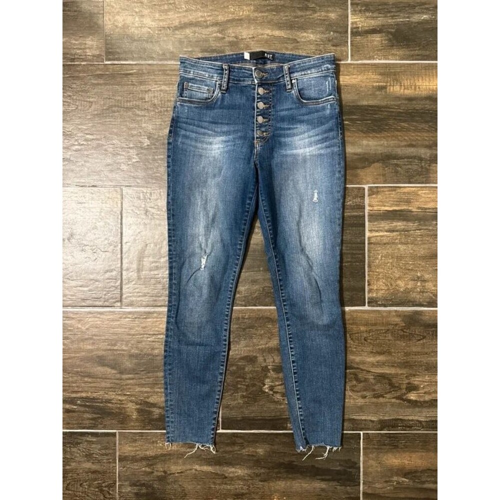 Kut from the Cloth Donna High Rise Ankle Skinny Jeans